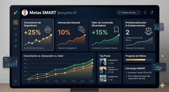 Dashboard Metas SMART